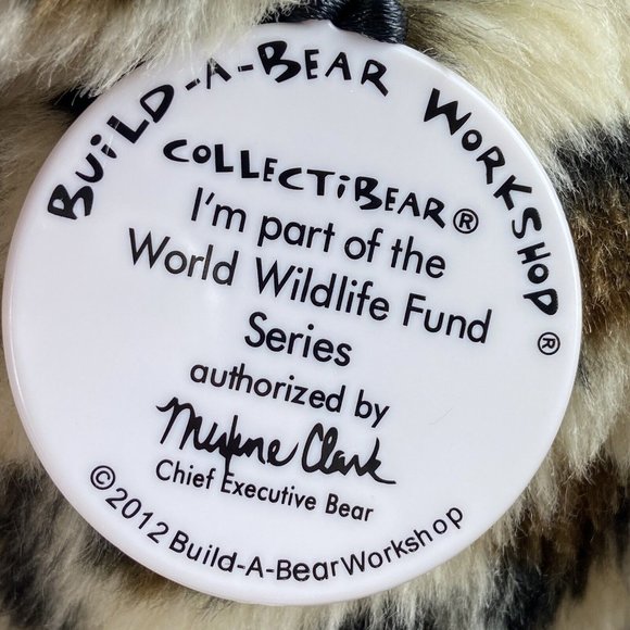 Build A Bear WWF Leopard Cheetah Plush Stuffed Animal 2012 World Wildlife 12" - Picture 11 of 11